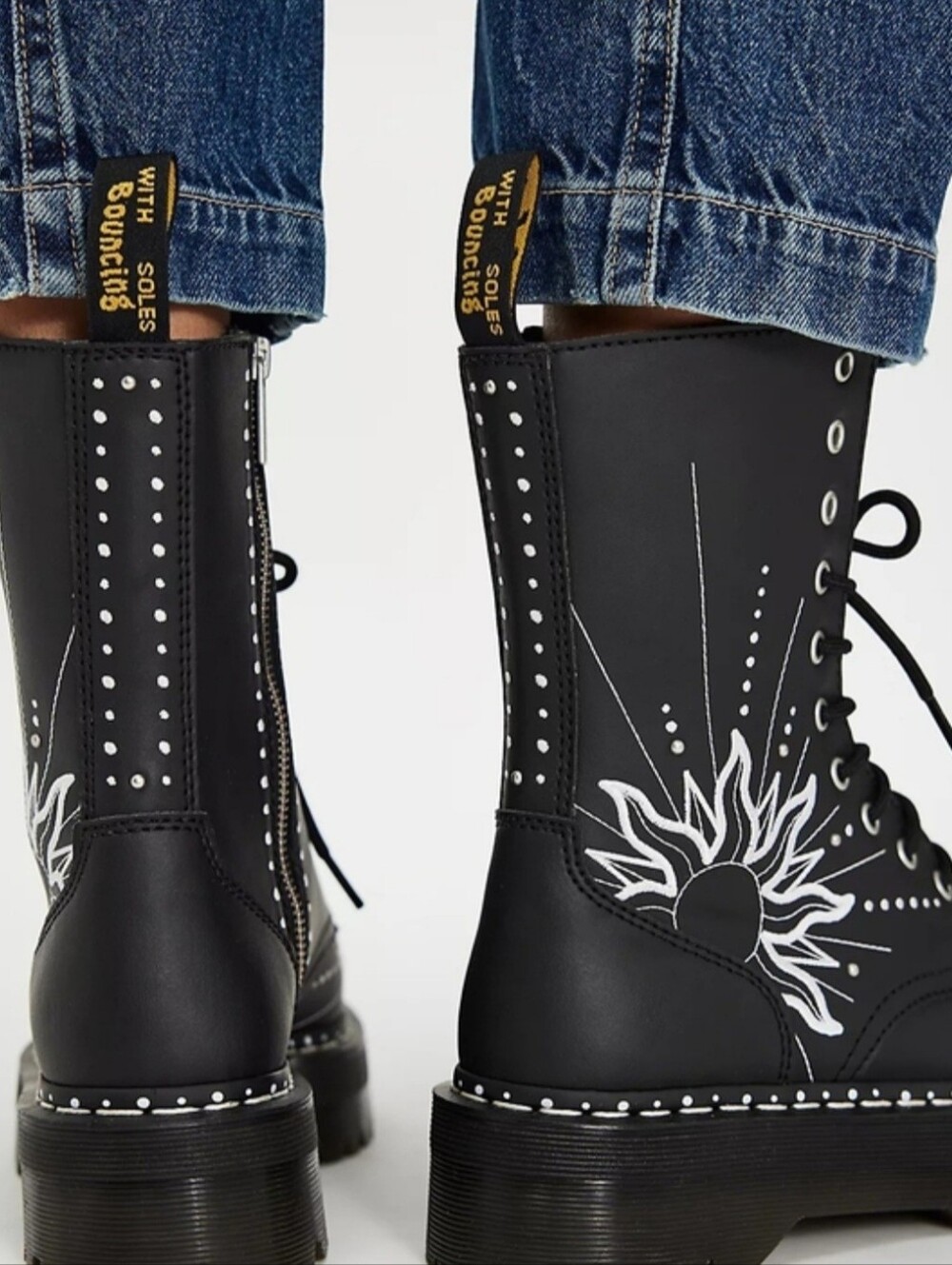 Dr. Martens Jadon Hi Solar Flare Platform womens Boots Celestial SunSize8 new - Picture 3 of 9